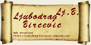 Ljubodrag Birčević vizit kartica